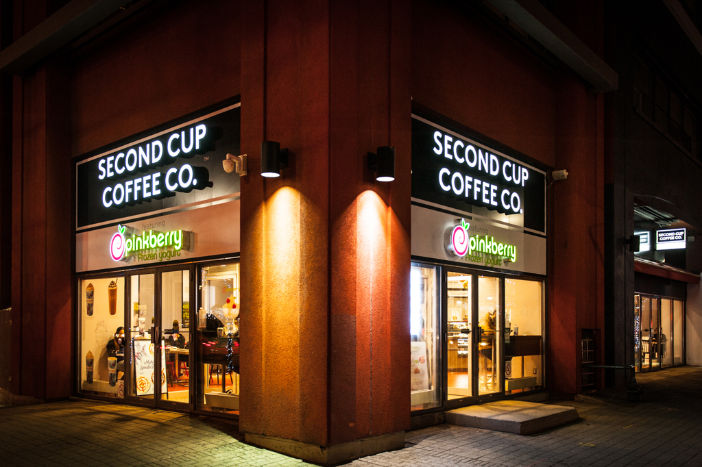 <strong>Second Cup on King<span><b>in</b>Channel Letter </span></strong><i>→</i>